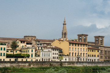 Obraz premium View of Florence and Arno river, Italy 