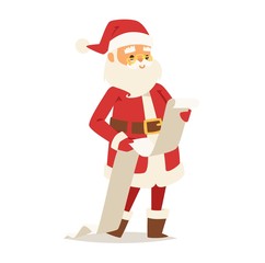 Christmas santa claus vector illustration.