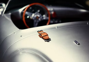 Foto auf Acrylglas Oldtimer Sportwagen, Rennauto sechziger / siebziger Jahre © AA+W