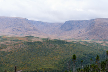 The Tablelands in Gros Morne National Park, Newfoundland, Canada