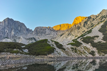 Sinanitsa peak and lake Sunrise, Pirin Mountain, Bulgaria