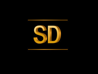 SD Initial Logo for your startup venture