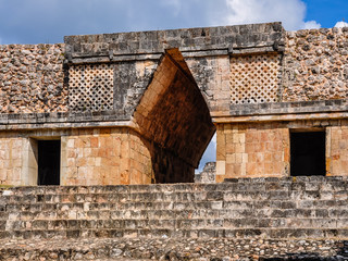 Mayan Corbel Arch Gateway - Uxmal, Mexico © jerdad