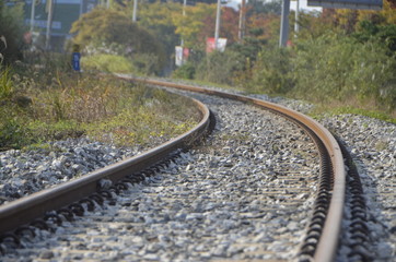 Obraz premium 철도