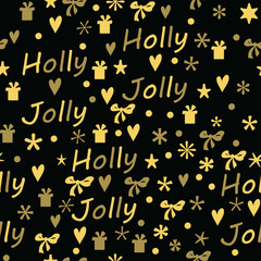 Christmas gift tags set.