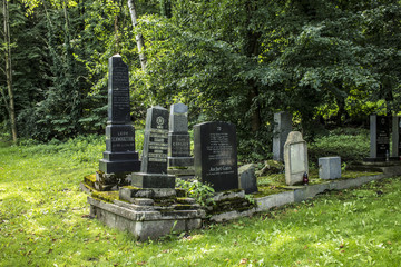 Jewish graves in Poland city Przemysl 20.08.2014