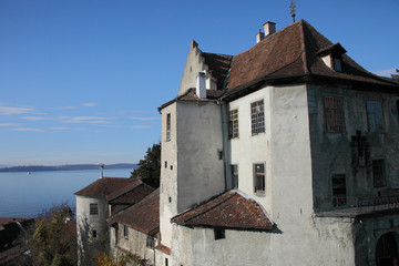 Fototapeta premium Castle of Meersburg at Lake Constance, Germany