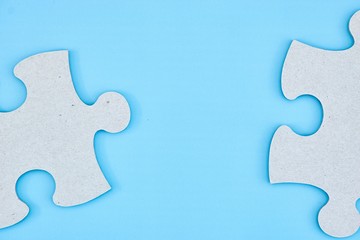 Obraz premium Cardboard Jigsaw Pieces