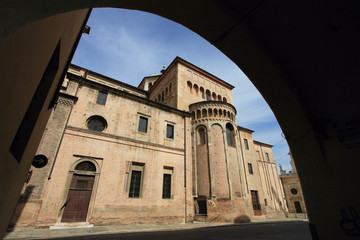 historic religious centre of Parma, Italy 