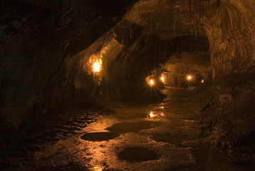 Naklejka premium lava tube
