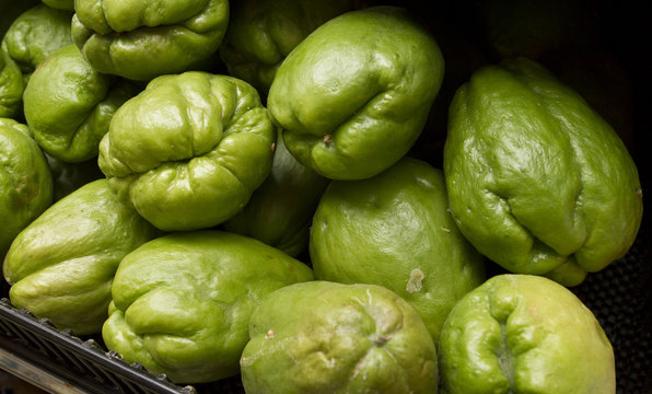 chayote also known as christophene or christophine, pear squash, vegetable pear, chouchoute, choko is an edible fruit belonging to the gourd family cucumbers and squash