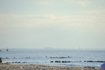 beach and sea