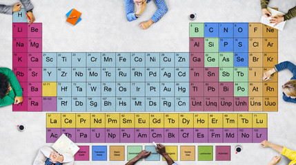 Periodic Table Chemical Chemistry Mendeleev Concept - obrazy, fototapety, plakaty