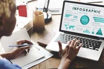 Infographic Global Business Marketing Plan Concept