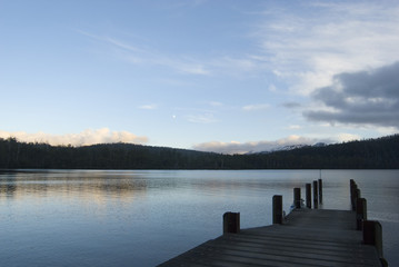 Fototapeta na wymiar lake st clair sunrise