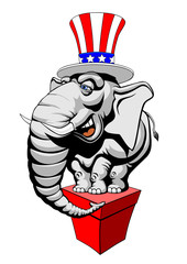 Republican Elephant.  - 124311048