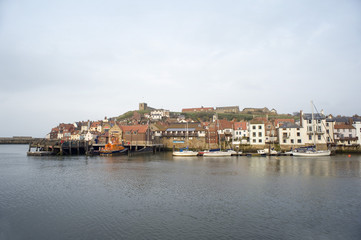 Fototapeta na wymiar Lower Harbour in Whitby