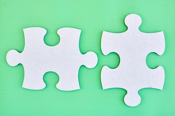 Obraz premium Cardboard Jigsaw Pieces