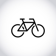 Bike icon stock vector illustration flat design