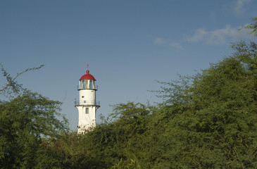 Fototapeta na wymiar Diamond Head Lighthouse