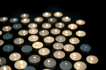 Joyful Christmas candles