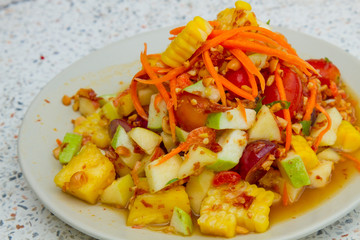 somtam fruit salad