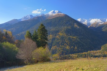 Caucasus in fall