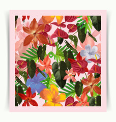 tropical leaf card4
