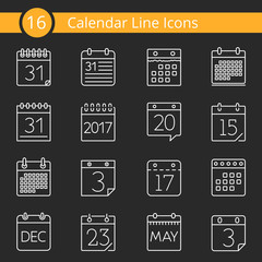 16 Calendar Icons