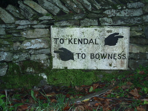 bowness kendal sign