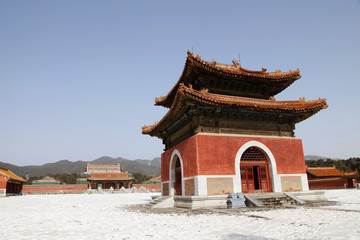 Obraz premium clear dangling，China in the qing dynasty emperor mausoleum