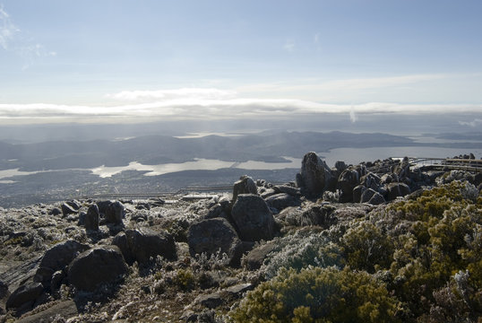 Mount Wellington Winter View