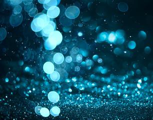 abstract blue light Christmas background. Festive elegant abstra