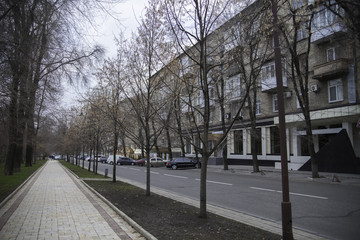 City street Donetsk