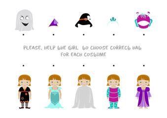 Halloween logic task for kids