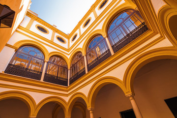  Inside Alcazar palace, Andalusia province.