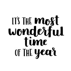 Vector hand written phrase about winter. Lettering on white isolated background. Black ink quote for your overlay and card design.