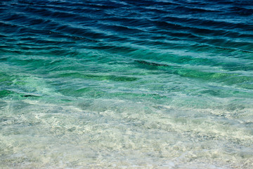Fototapeta na wymiar blue sea or ocean water