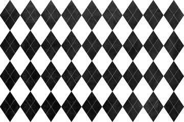 Watercolor diamond pattern.