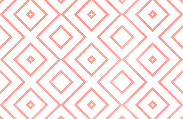 Watercolor geometrical pattern.