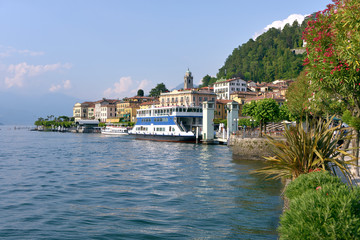 Fototapeta na wymiar Bellagio on the lake Como, a comune in the Province of Como in the Italian region of Lombardy