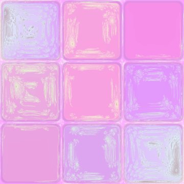 Soft pastel pink abstract glass cubes crystal tiles background image