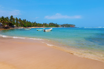 Fototapeta premium Indian ocean around Mirissa
