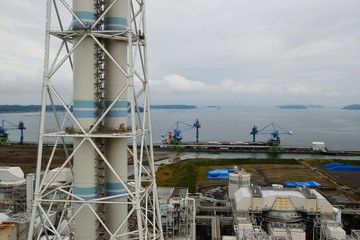 thermal power plant and station
