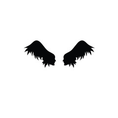 Wings icon, graphic, symbol, logo, Vector.