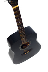 Fototapeta premium electric guitar isolated on white background