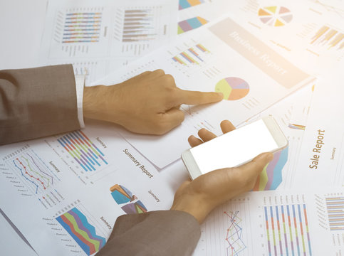 Business start up co-working with documents, success together