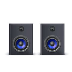Obraz premium Speakers isolated on white