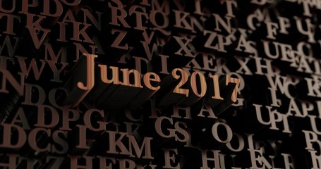 June 2017 - Wooden 3D rendered letters/message.  Can be used for an online banner ad or a print postcard.