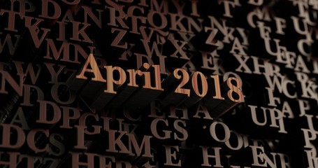 April 2018 - Wooden 3D rendered letters/message.  Can be used for an online banner ad or a print postcard.